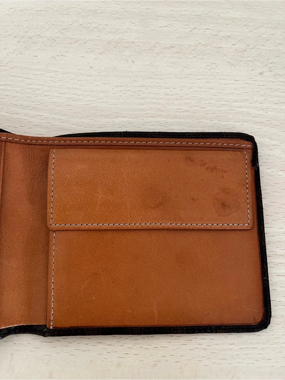 Vintage Celine Macadam Brown Triomphe Bifold Wallet Late 90s Men Vintage Italy